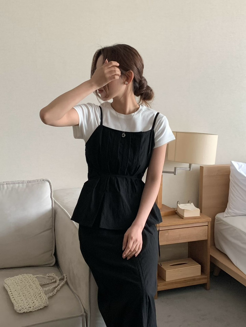 BINUS韓國直郵女士新品人氣推薦休閑職業熱賣26春夏吊帶背心BINUS吊帶/背心