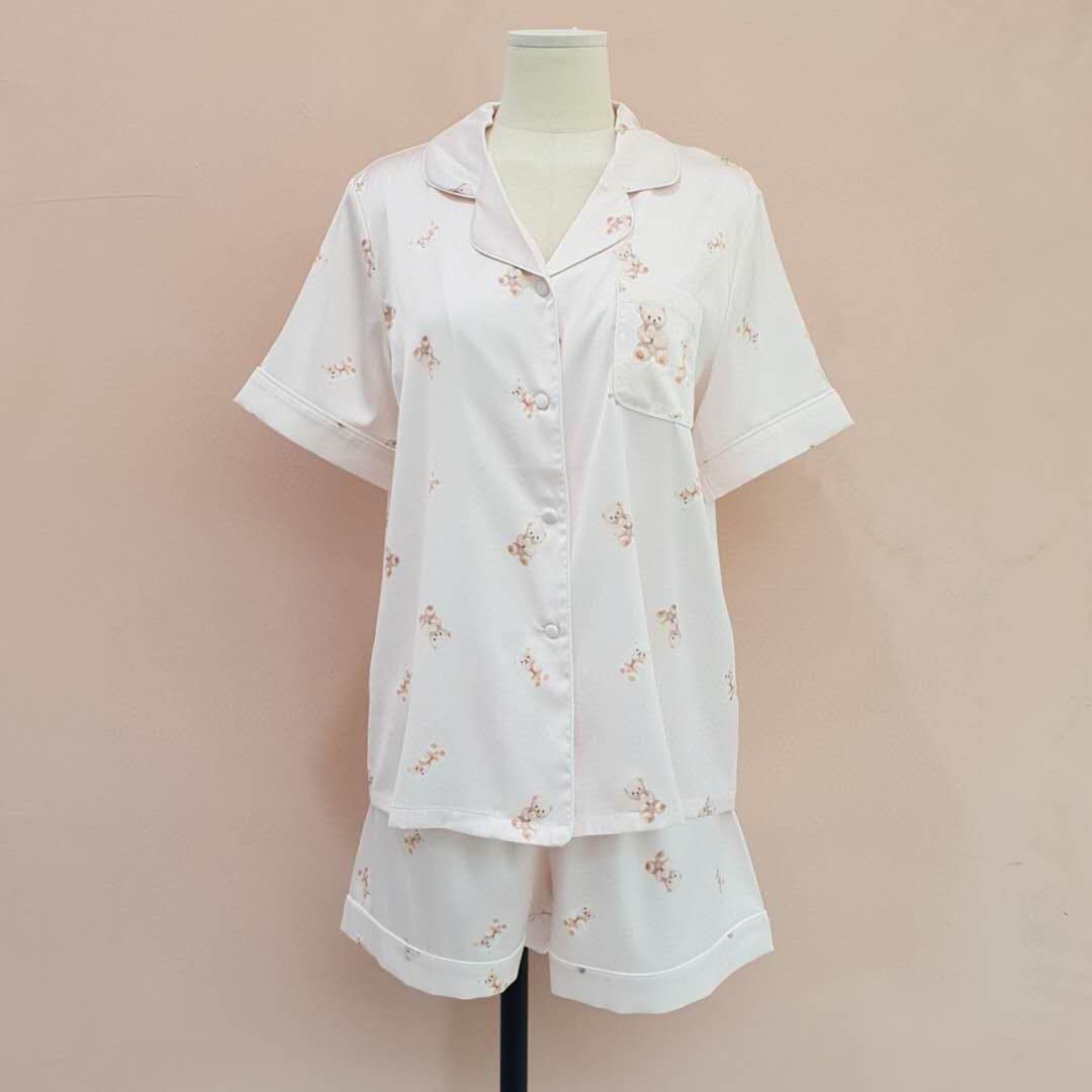 VICTORIA-P韓國直郵實拍女裝新款休閑職業睡衣兩件套套裝VICTORIA睡衣圖色1