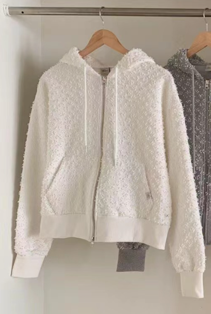 WONIECO韓國直郵女裝新款職業推薦人氣時尚熱賣26春夏夾克拉鏈WONIECO夾克圖色1