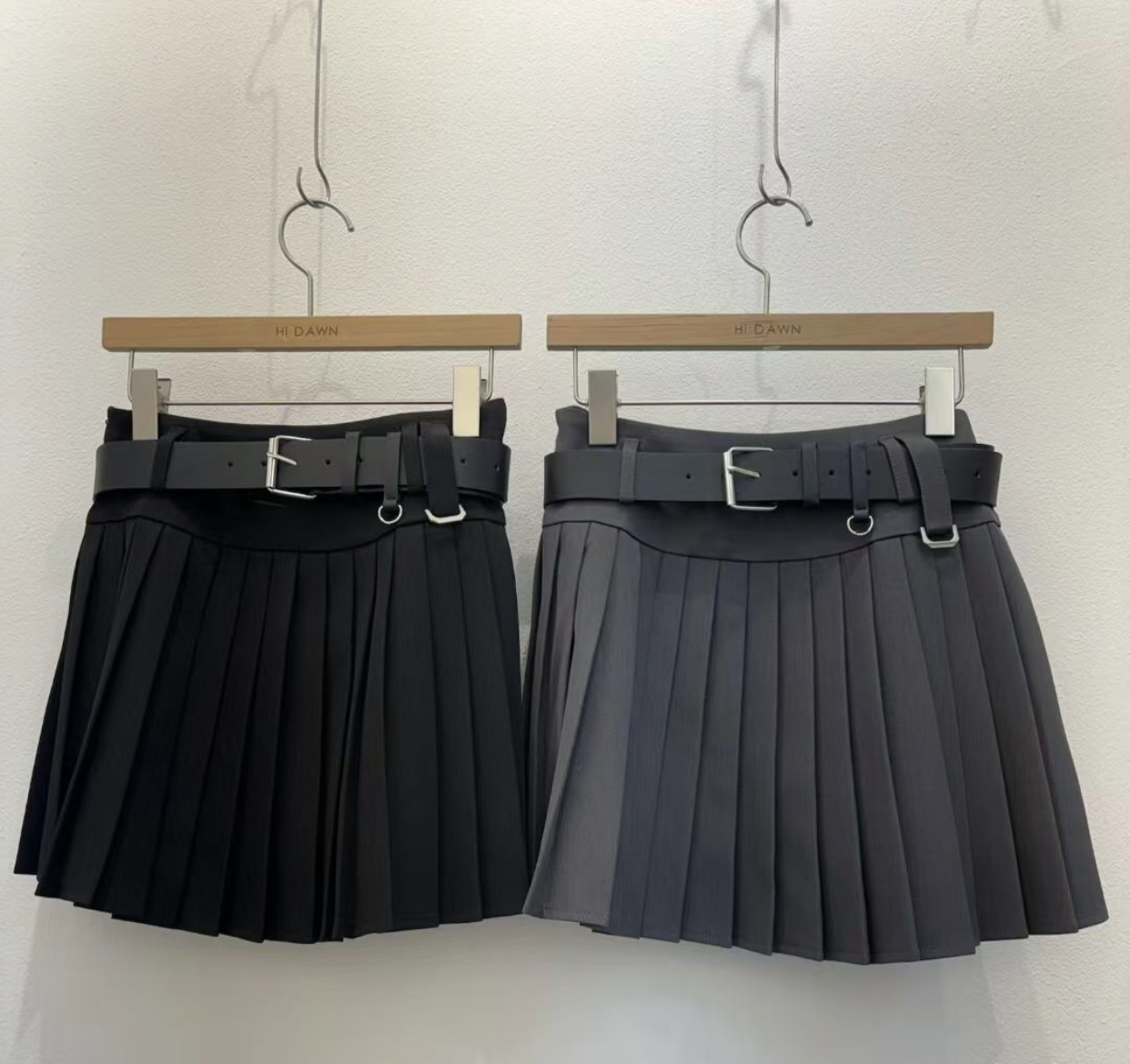 ATTIC韓國直郵實拍女士新品26春夏推薦裙褲不含腰帶百褶褶裙ATTIC裙褲