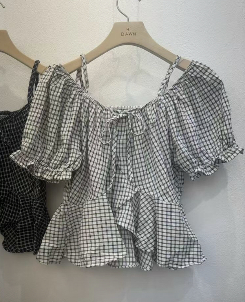 ATTIC韓國直郵女士新款人氣熱賣休閑26春夏時尚襯衫蕾絲衫ATTIC襯衫/蕾絲衫圖色2