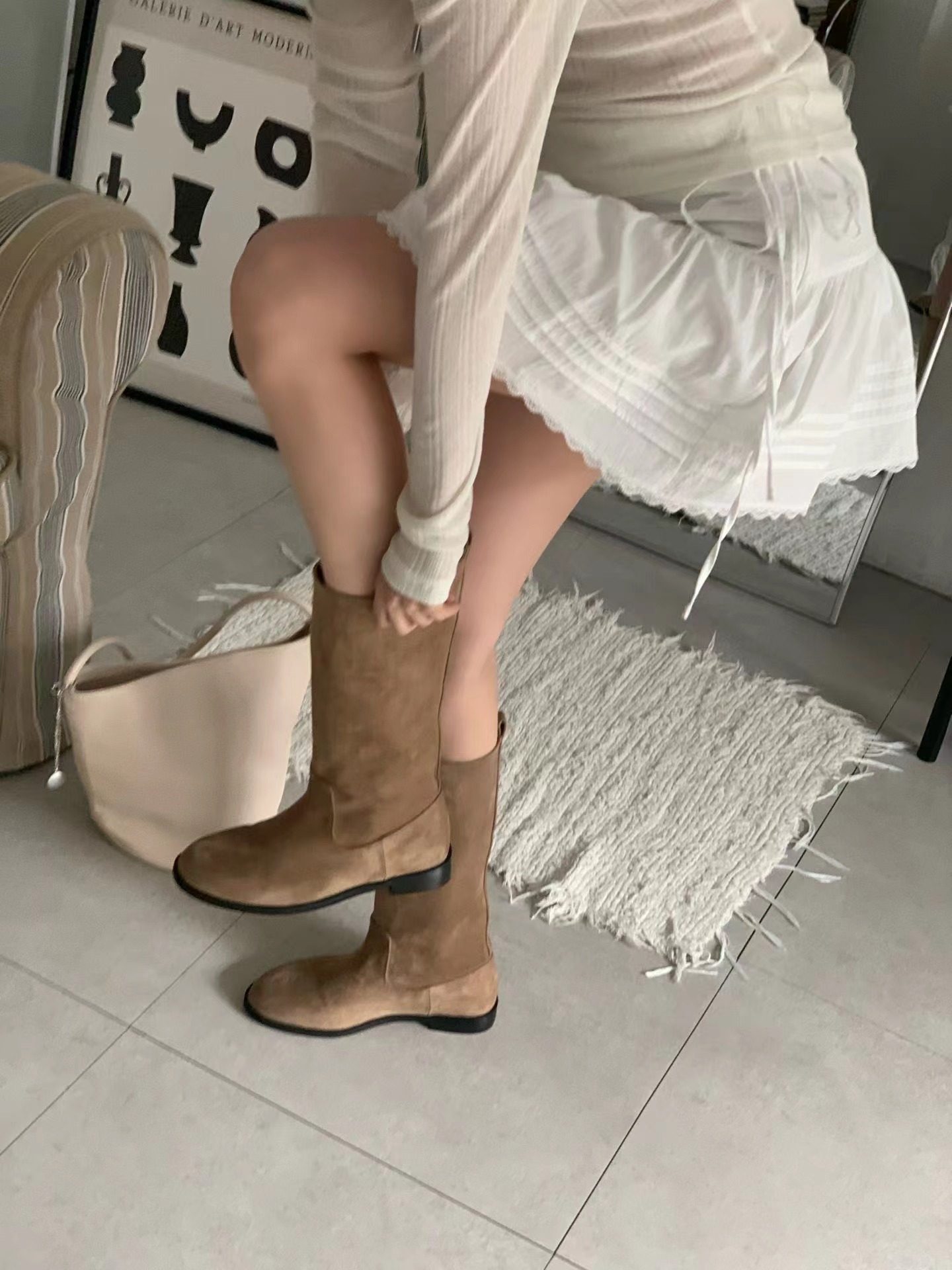 AFARRIER韓國代購女士新款休閑推薦職業時尚人氣短裙褶裥AFARRIER短裙