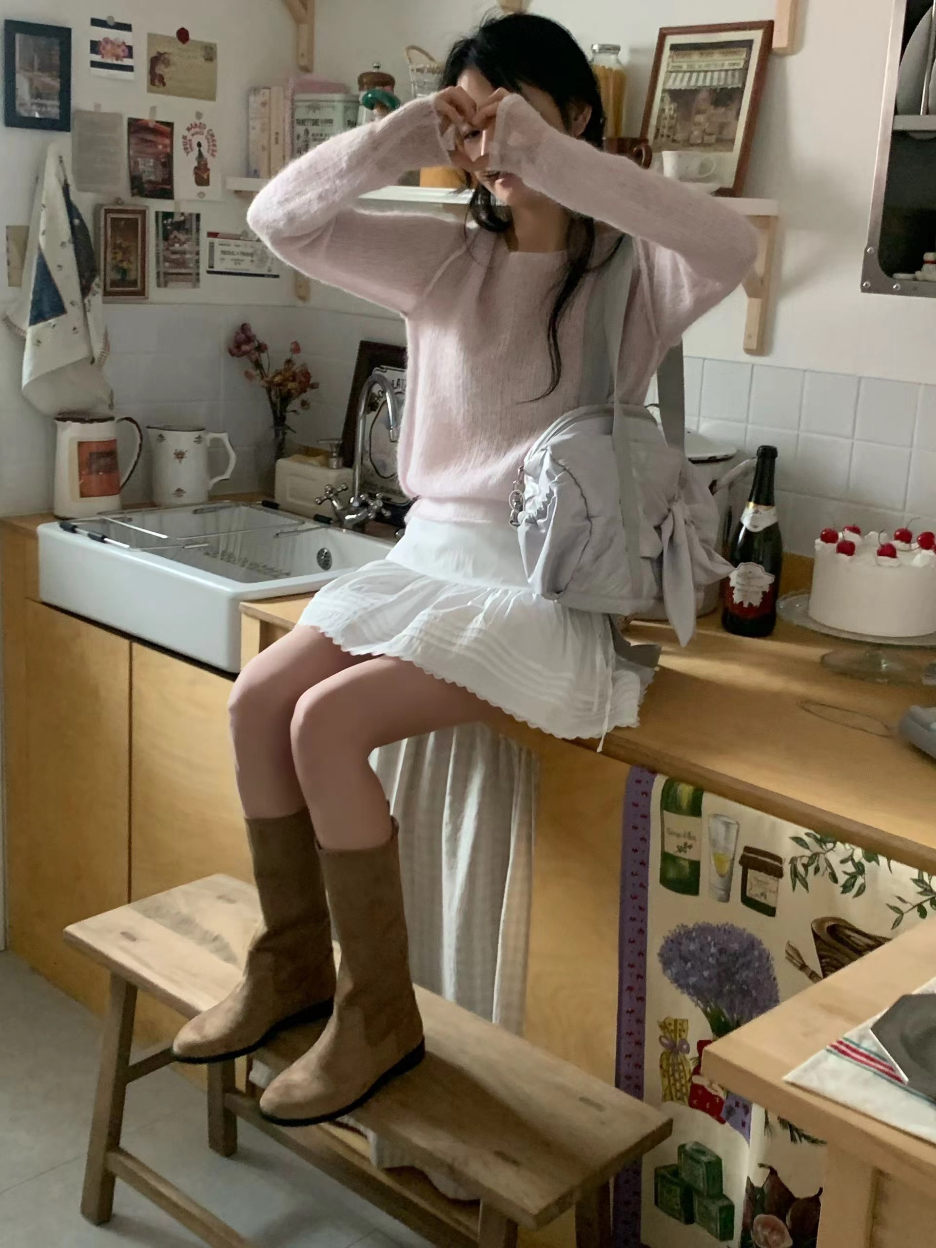 AFARRIER韓國代購女士新款休閑推薦職業時尚人氣短裙褶裥AFARRIER短裙