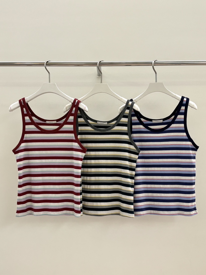 PEBBLE韓國直郵女裝新品熱賣26春夏人氣休閑時尚吊帶背心PEBBLE吊帶/背心