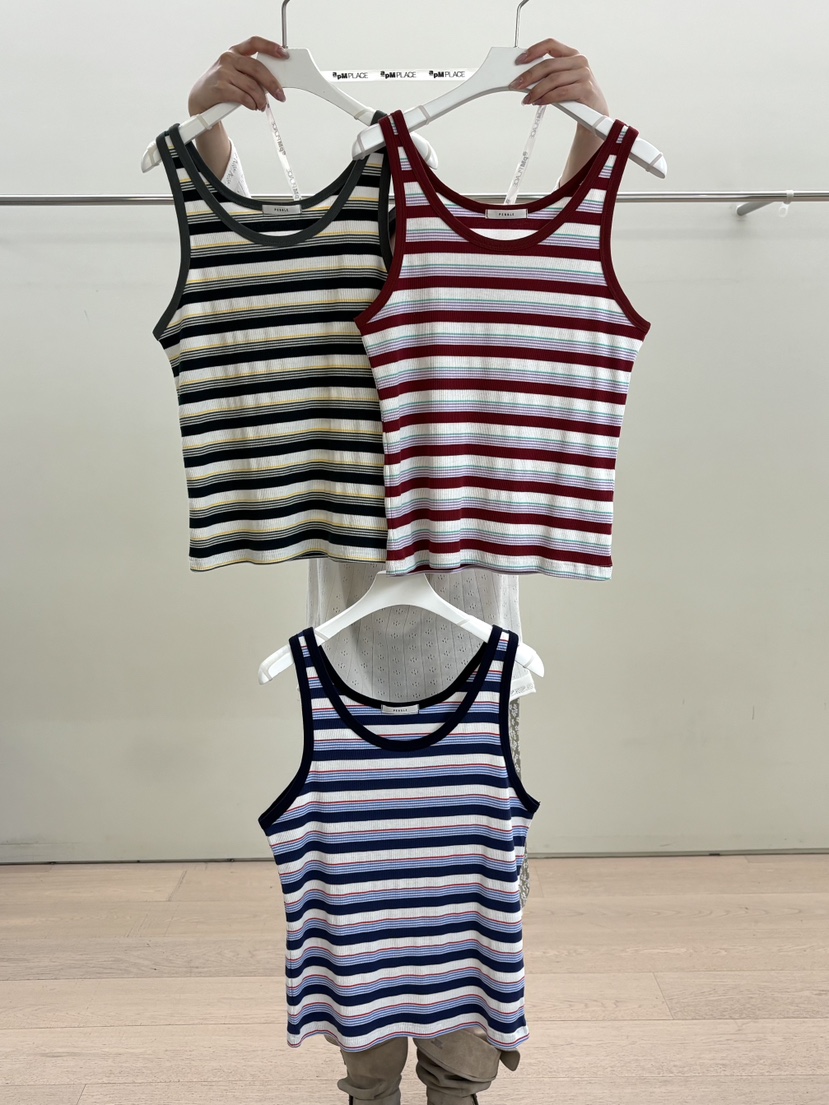 PEBBLE韓國直郵女裝新品熱賣26春夏人氣休閑時尚吊帶背心PEBBLE吊帶/背心