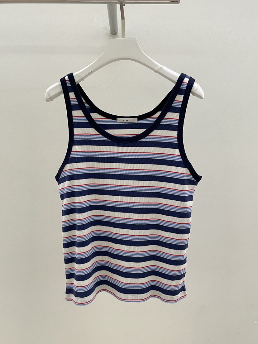 PEBBLE韓國直郵女裝新品熱賣26春夏人氣休閑時尚吊帶背心PEBBLE吊帶/背心圖色1