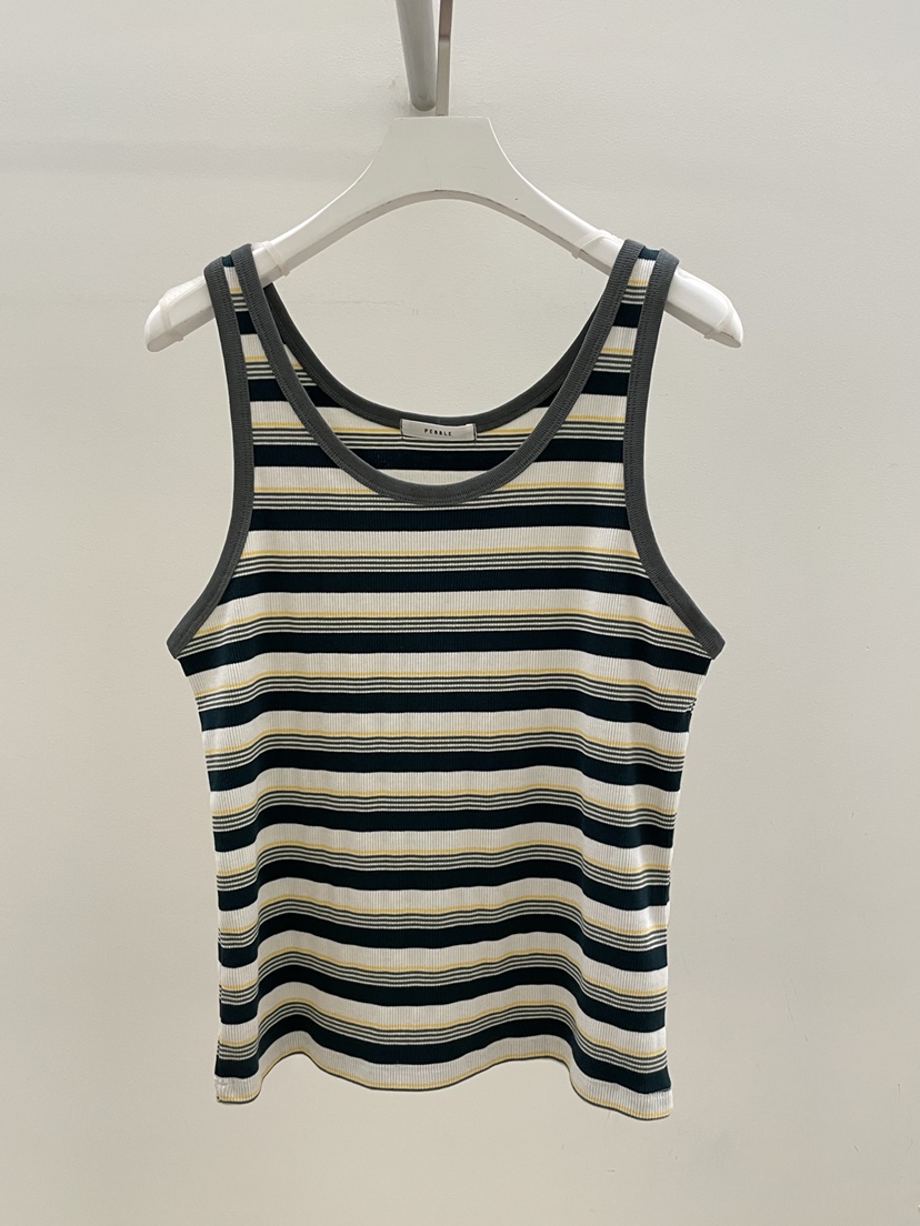 PEBBLE韓國直郵女裝新品熱賣26春夏人氣休閑時尚吊帶背心PEBBLE吊帶/背心圖色3