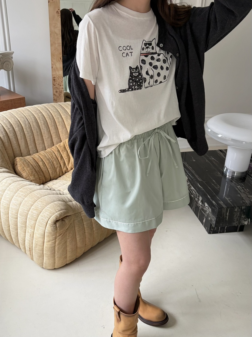 PEBBLE韓國直郵實拍女士新品時尚職業推薦人氣休閑熱賣T恤PEBBLET恤