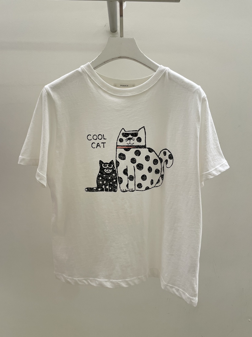 PEBBLE韓國直郵實拍女士新品時尚職業推薦人氣休閑熱賣T恤PEBBLET恤圖色3