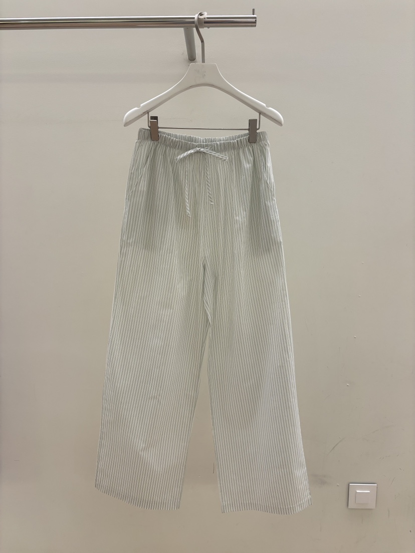 PEBBLE韓國直郵實拍女士新款休閑人氣職業26春夏休閑褲條紋PEBBLE休閑褲圖色3