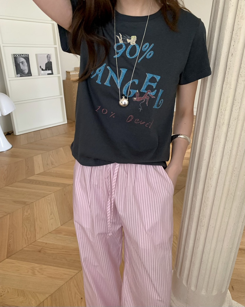 PEBBLE韓國直郵實拍女士新品人氣職業熱賣推薦26春夏時尚T恤PEBBLET恤