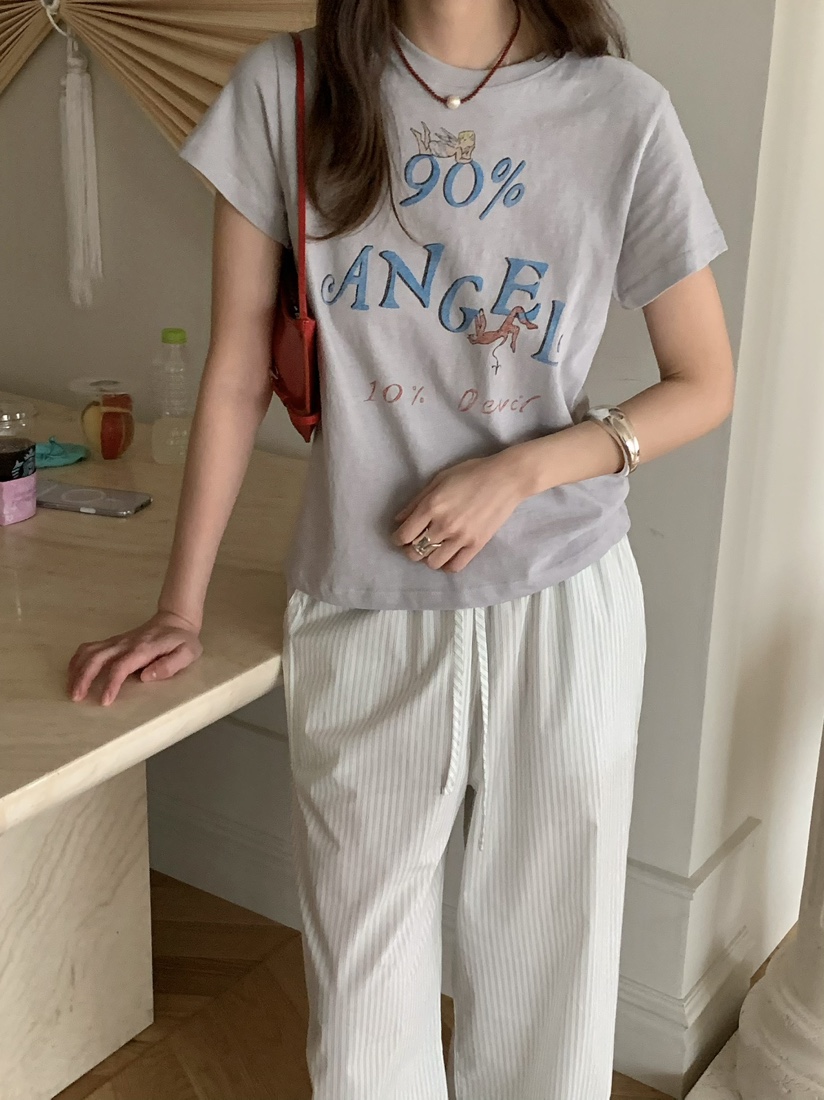 PEBBLE韓國直郵實拍女士新品人氣職業熱賣推薦26春夏時尚T恤PEBBLET恤