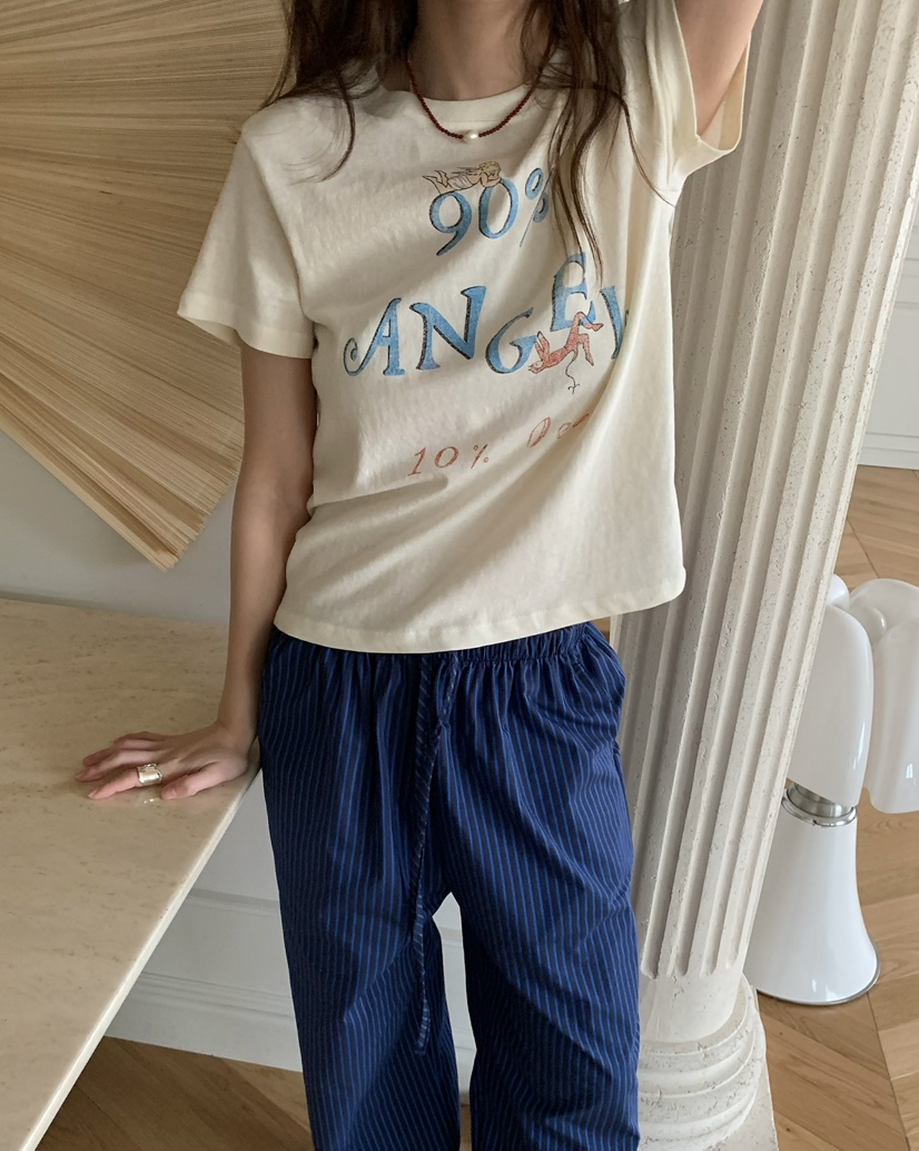 PEBBLE韓國直郵實拍女士新品人氣職業熱賣推薦26春夏時尚T恤PEBBLET恤