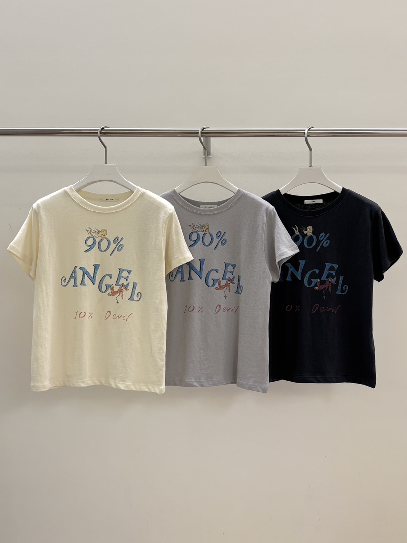 PEBBLE韓國直郵實拍女士新品人氣職業熱賣推薦26春夏時尚T恤PEBBLET恤