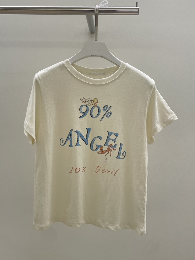 PEBBLE韓國直郵實拍女士新品人氣職業熱賣推薦26春夏時尚T恤PEBBLET恤圖色3