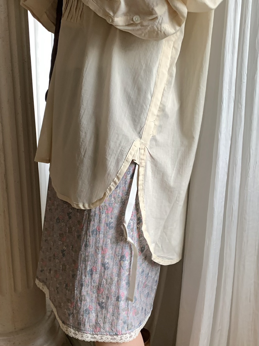 PEBBLE韓國直郵女士新品人氣休閑推薦熱賣襯衫蕾絲衫棉質PEBBLE襯衫/蕾絲衫