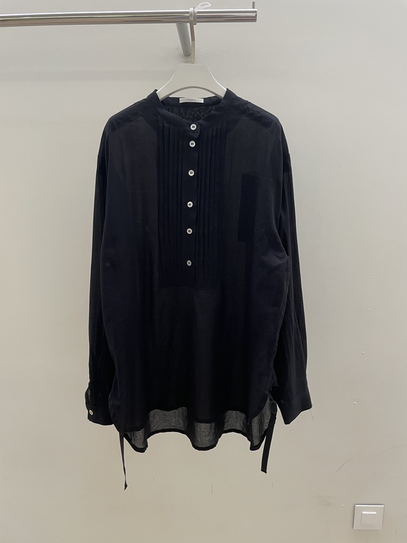 PEBBLE韓國直郵女士新品人氣休閑推薦熱賣襯衫蕾絲衫棉質PEBBLE襯衫/蕾絲衫圖色2