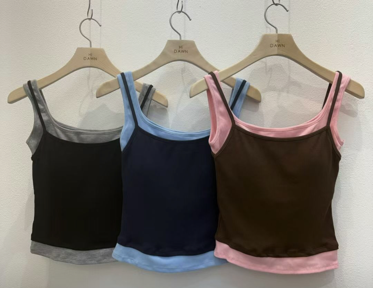 ATTIC韓國直郵女士新品26春夏時尚職業熱賣人氣吊帶背心條紋ATTIC吊帶/背心圖色2左二色