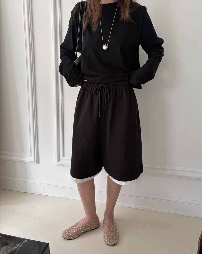 PEBBLE韓國代購女士新款職業人氣推薦時尚休閑熱賣長袖T恤PEBBLE長袖T恤