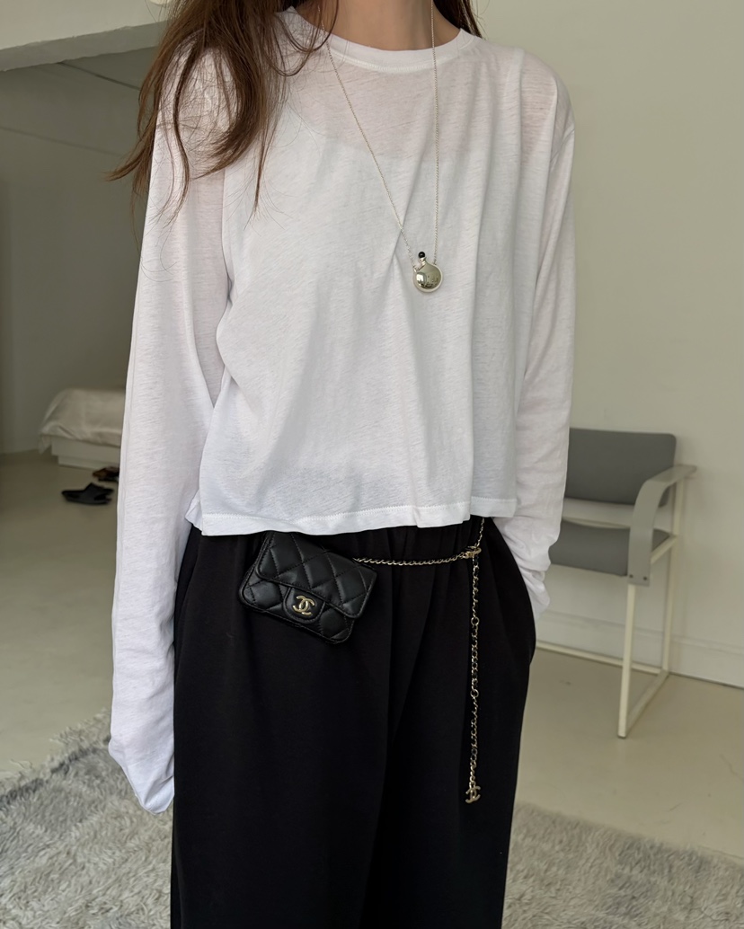 PEBBLE韓國代購女士新款職業人氣推薦時尚休閑熱賣長袖T恤PEBBLE長袖T恤