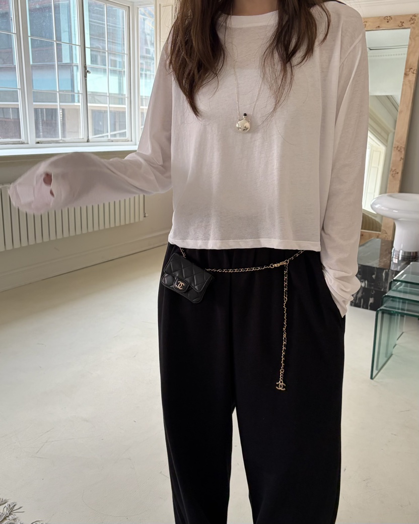 PEBBLE韓國代購女士新款職業人氣推薦時尚休閑熱賣長袖T恤PEBBLE長袖T恤