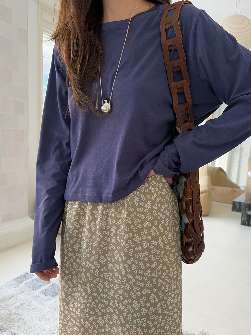 PEBBLE韓國代購女士新款職業人氣推薦時尚休閑熱賣長袖T恤PEBBLE長袖T恤