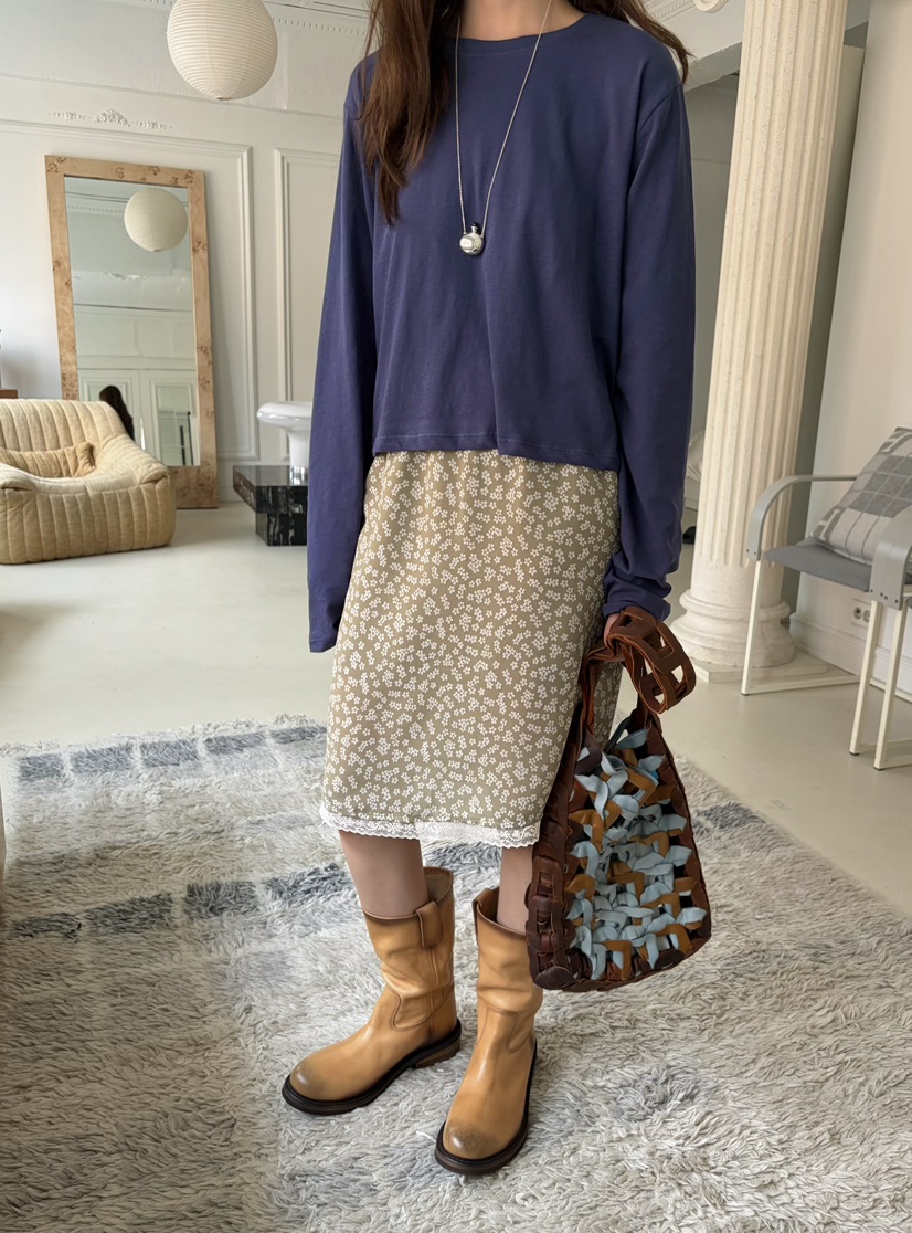 PEBBLE韓國代購女士新款職業人氣推薦時尚休閑熱賣長袖T恤PEBBLE長袖T恤