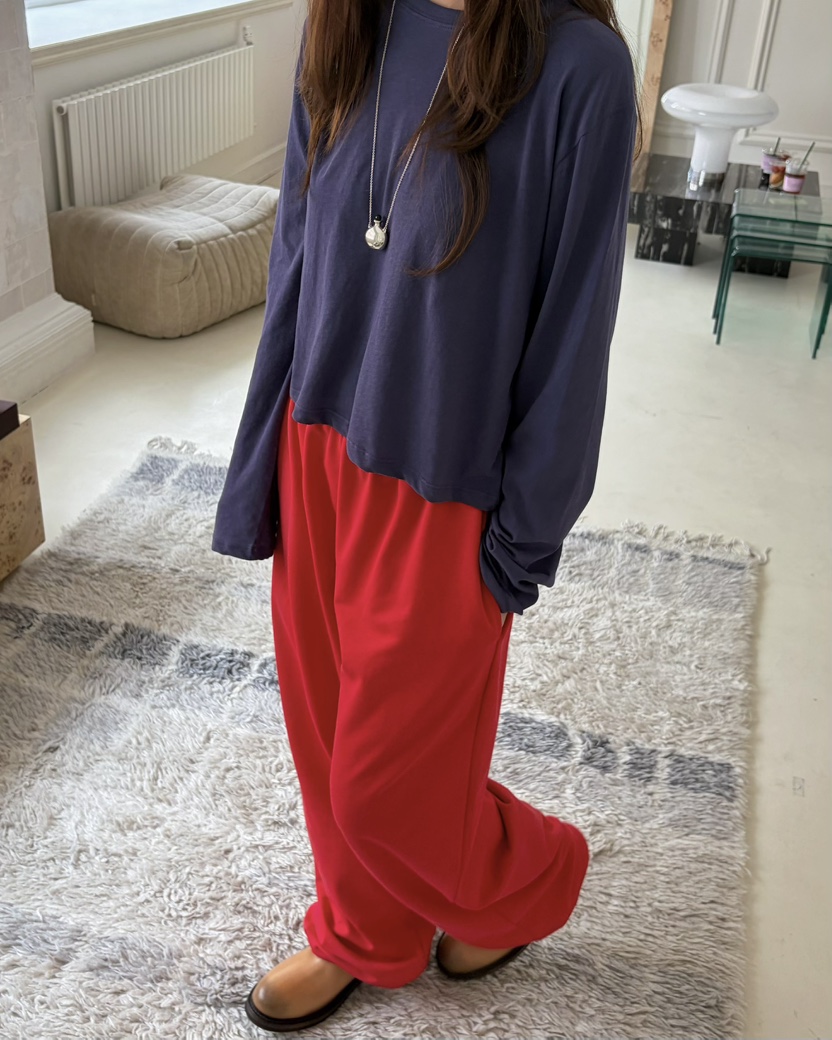 PEBBLE韓國代購女士新款職業人氣推薦時尚休閑熱賣長袖T恤PEBBLE長袖T恤