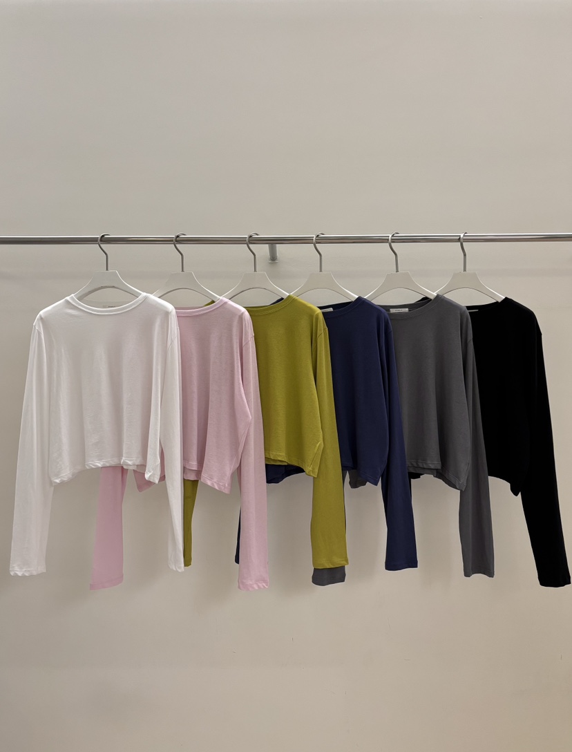 PEBBLE韓國代購女士新款職業人氣推薦時尚休閑熱賣長袖T恤PEBBLE長袖T恤