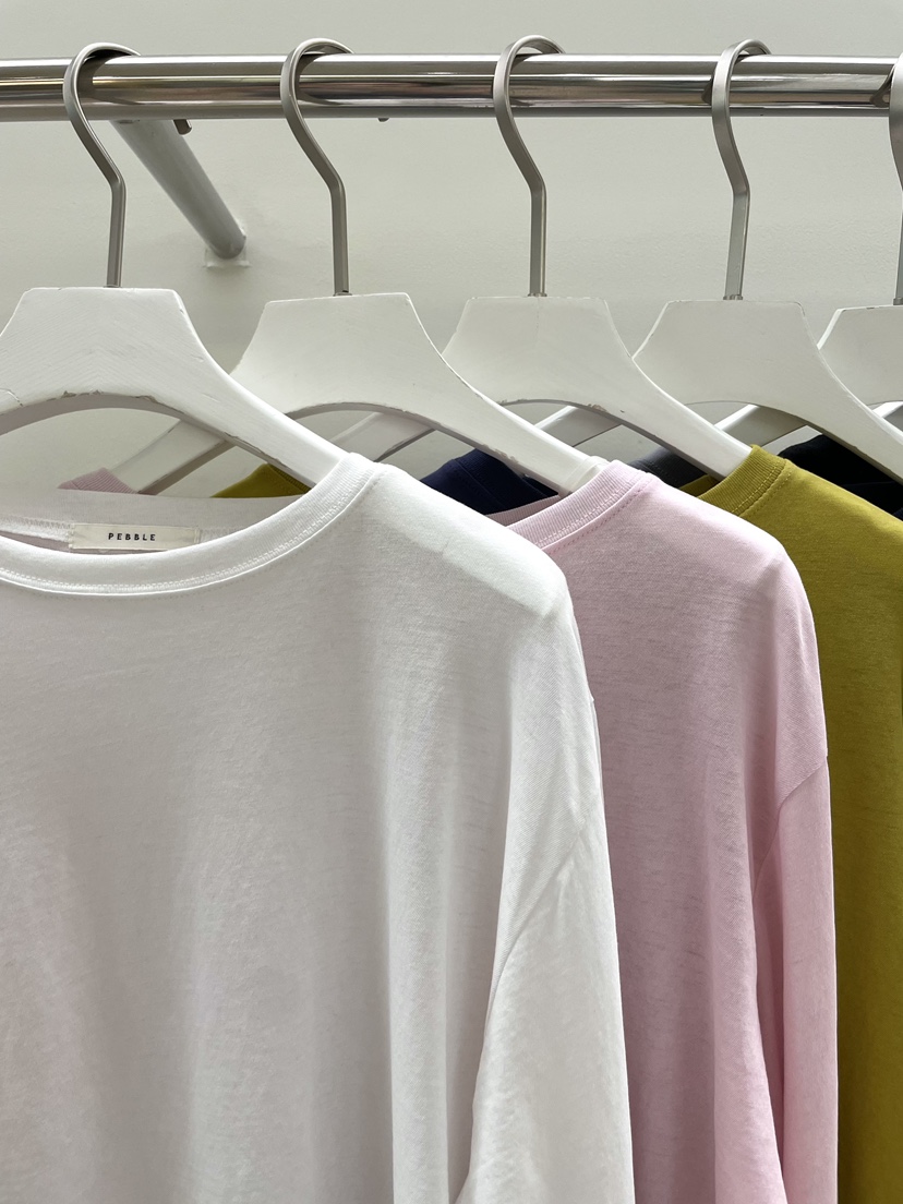 PEBBLE韓國代購女士新款職業人氣推薦時尚休閑熱賣長袖T恤PEBBLE長袖T恤
