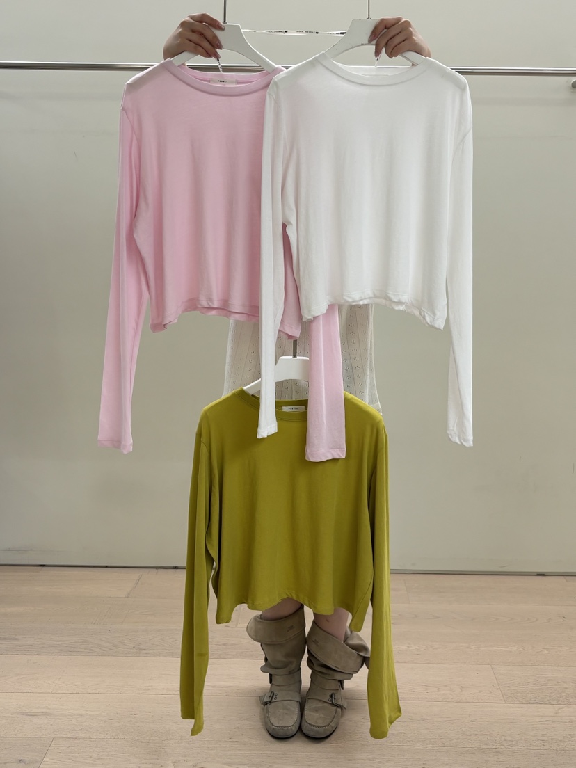 PEBBLE韓國代購女士新款職業人氣推薦時尚休閑熱賣長袖T恤PEBBLE長袖T恤