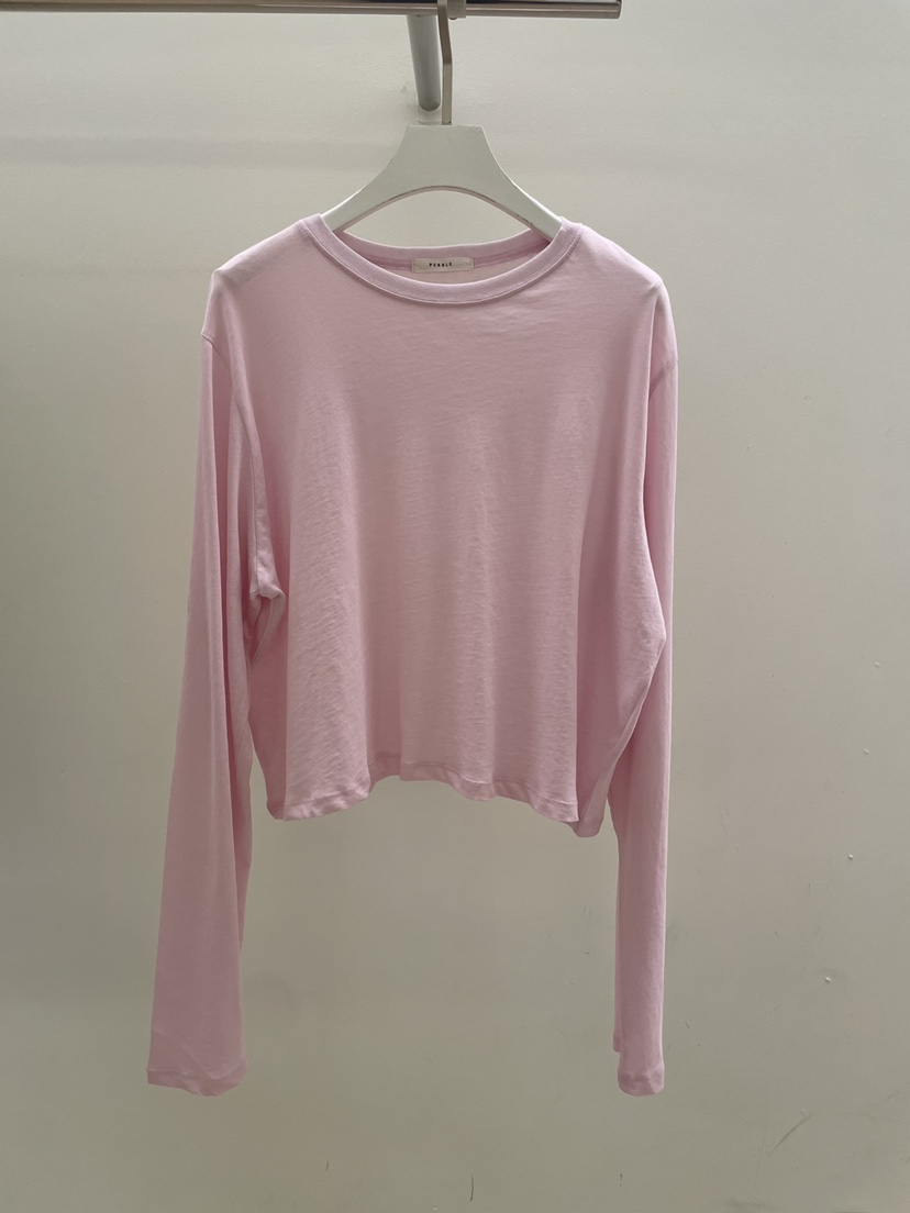 PEBBLE韓國代購女士新款職業人氣推薦時尚休閑熱賣長袖T恤PEBBLE長袖T恤圖色2