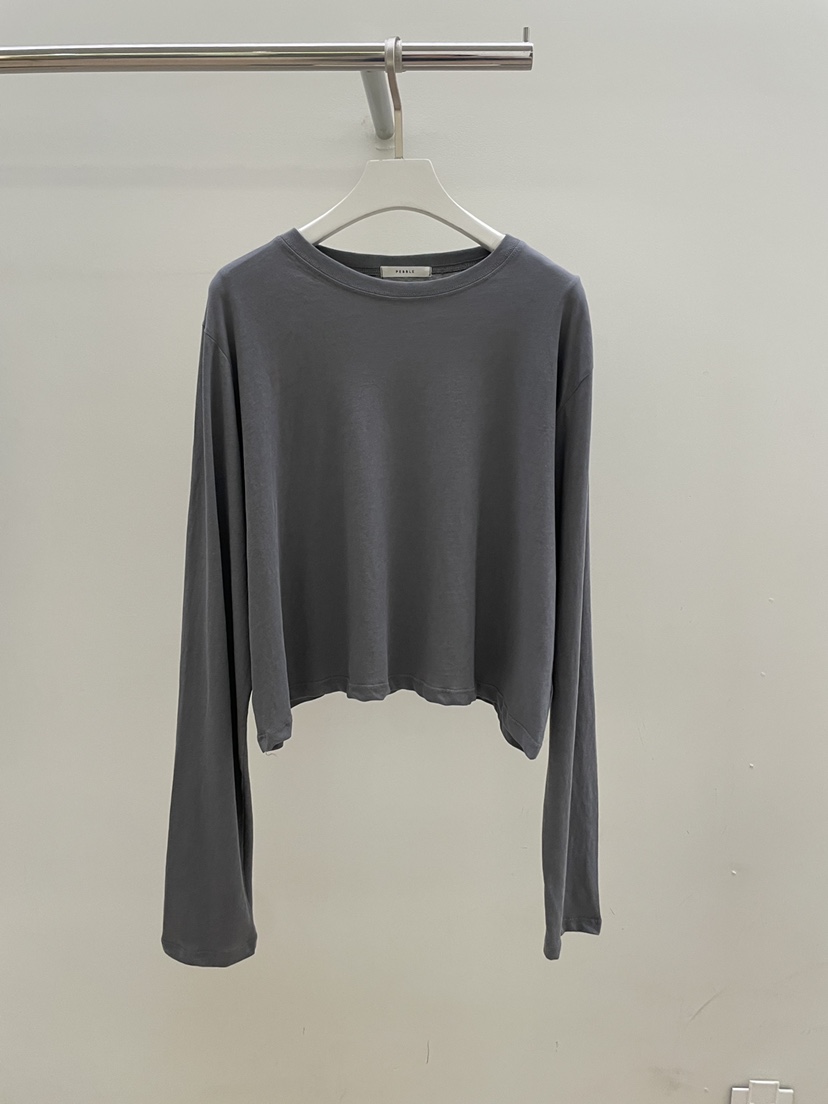 PEBBLE韓國代購女士新款職業人氣推薦時尚休閑熱賣長袖T恤PEBBLE長袖T恤圖色5