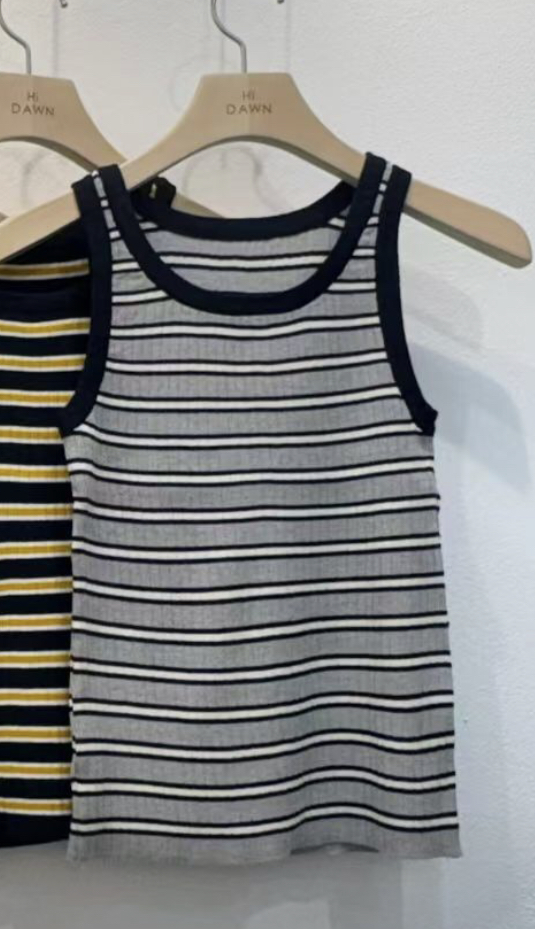 ATTIC韓國直郵女士新款休閑推薦26春夏職業時尚吊帶背心條紋ATTIC吊帶/背心圖色4