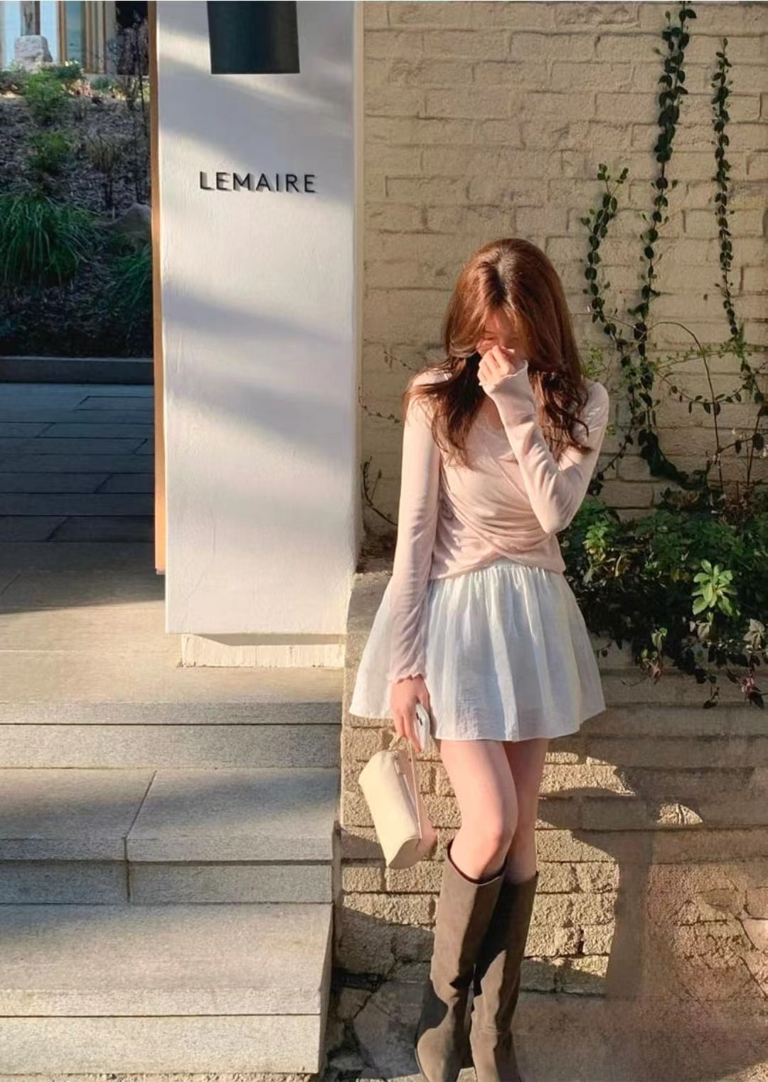 AFARRIER韓國代購女裝新品熱賣26春夏時尚推薦職業長袖T恤AFARRIER長袖T恤