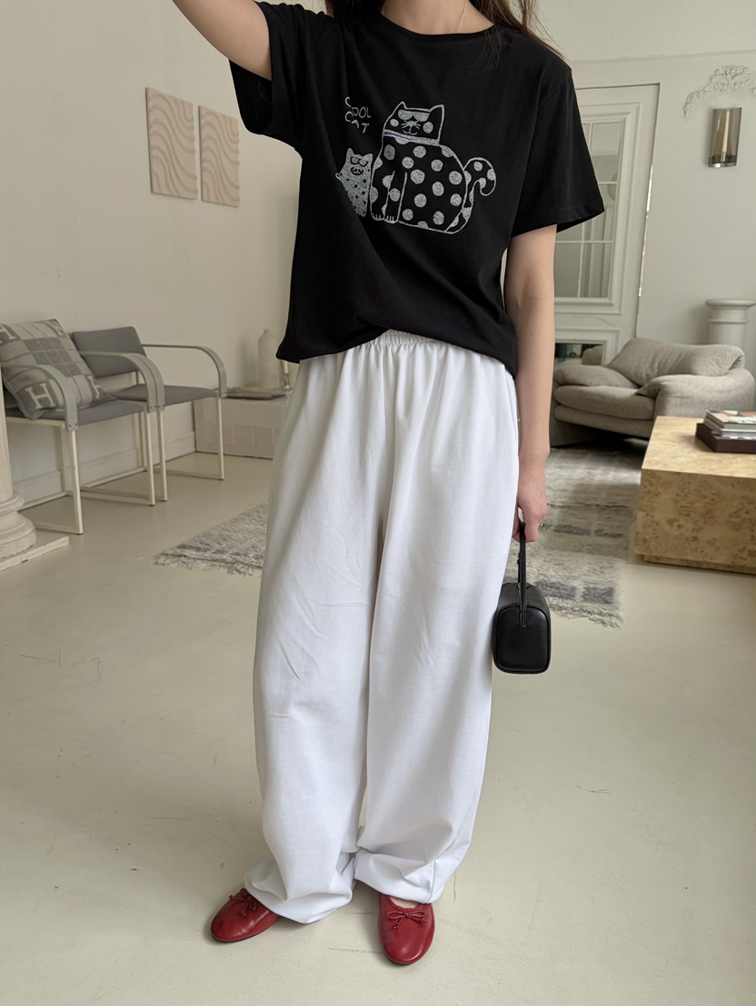 PEBBLE韓國直郵實拍女士新品熱賣時尚人氣休閑推薦休閑褲PEBBLE休閑褲