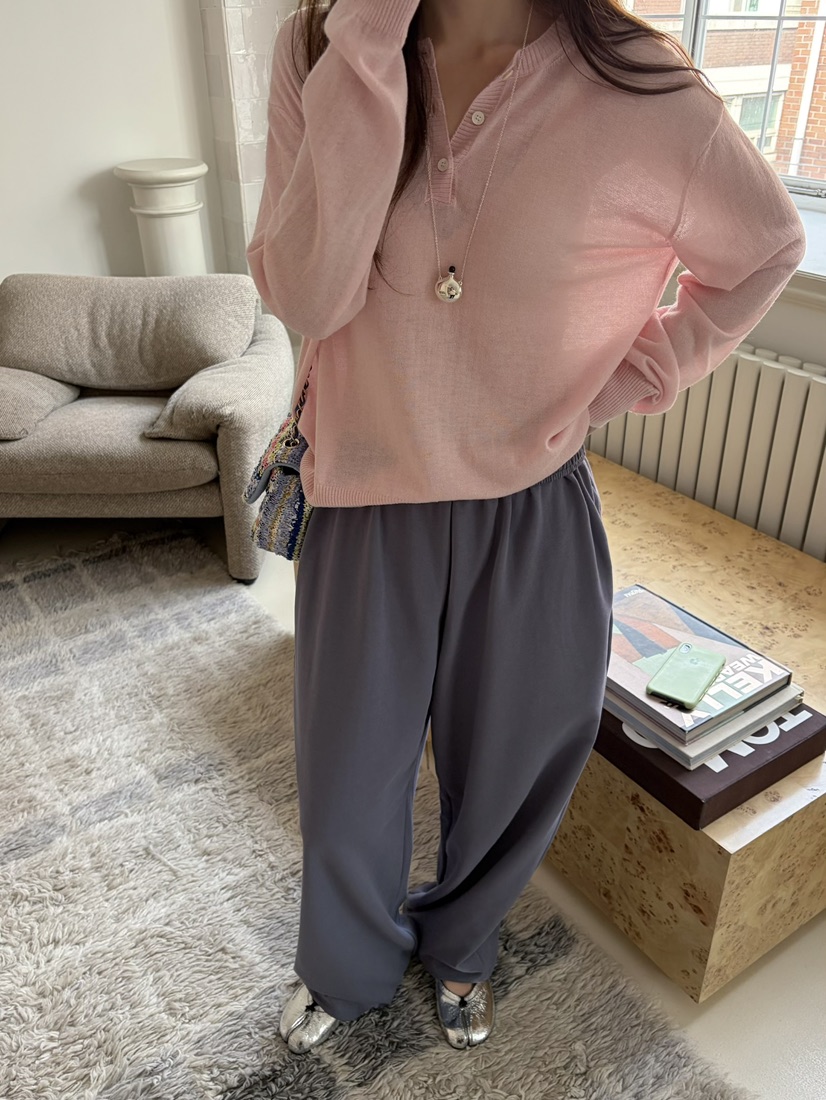 PEBBLE韓國直郵實拍女士新品熱賣時尚人氣休閑推薦休閑褲PEBBLE休閑褲