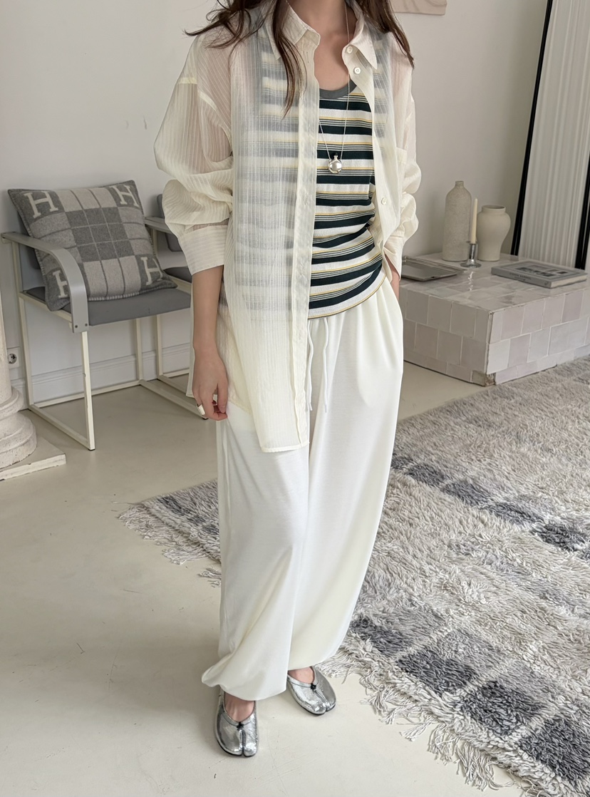 PEBBLE韓國直郵實拍女士新品熱賣時尚人氣休閑推薦休閑褲PEBBLE休閑褲