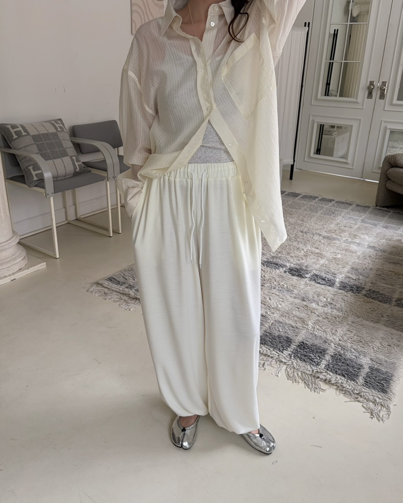 PEBBLE韓國直郵實拍女士新品熱賣時尚人氣休閑推薦休閑褲PEBBLE休閑褲