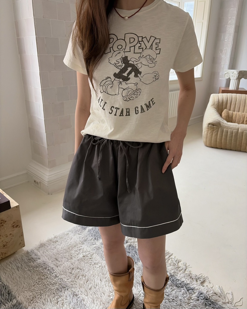 PEBBLE韓國代購女裝新款熱賣休閑人氣推薦職業T恤大力水手PEBBLET恤