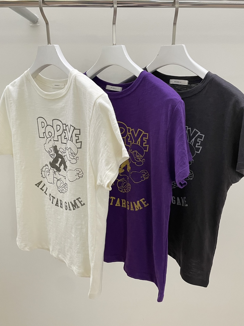 PEBBLE韓國代購女裝新款熱賣休閑人氣推薦職業T恤大力水手PEBBLET恤