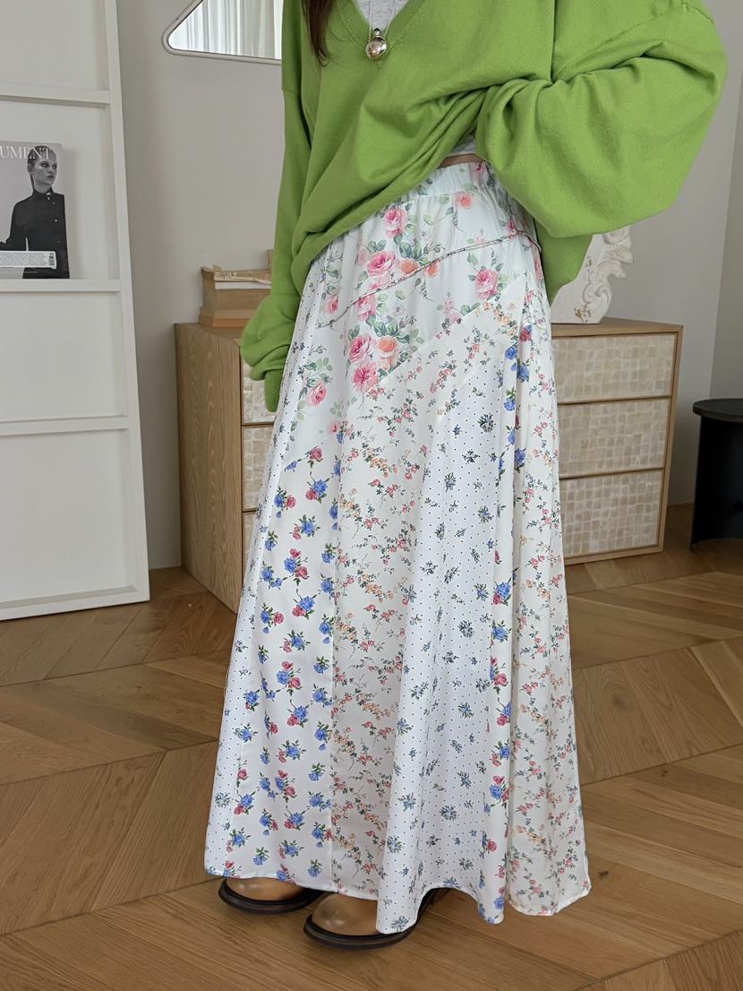 PEBBLE韓國代購女裝新品26春夏推薦人氣熱賣休閑時尚長裙PEBBLE長裙