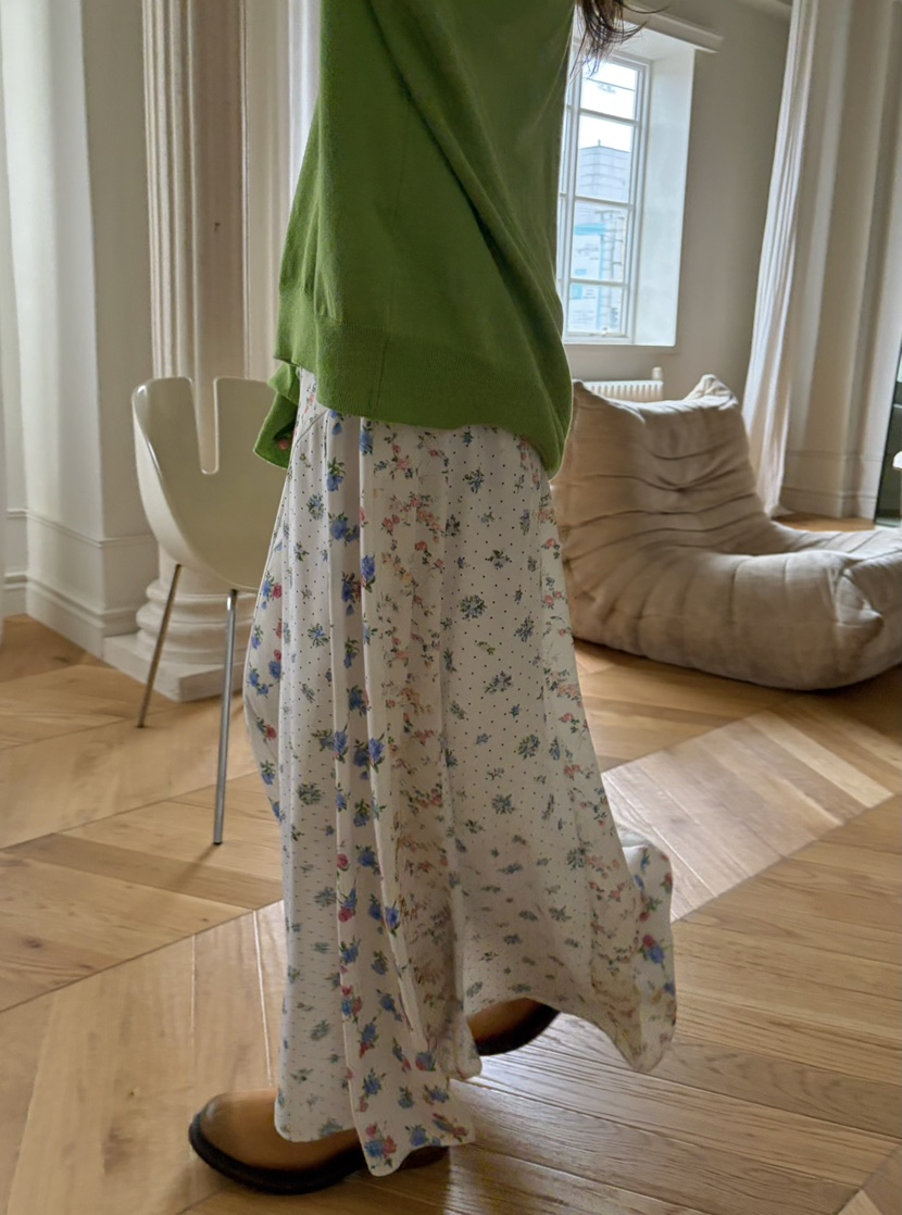 PEBBLE韓國代購女裝新品26春夏推薦人氣熱賣休閑時尚長裙PEBBLE長裙