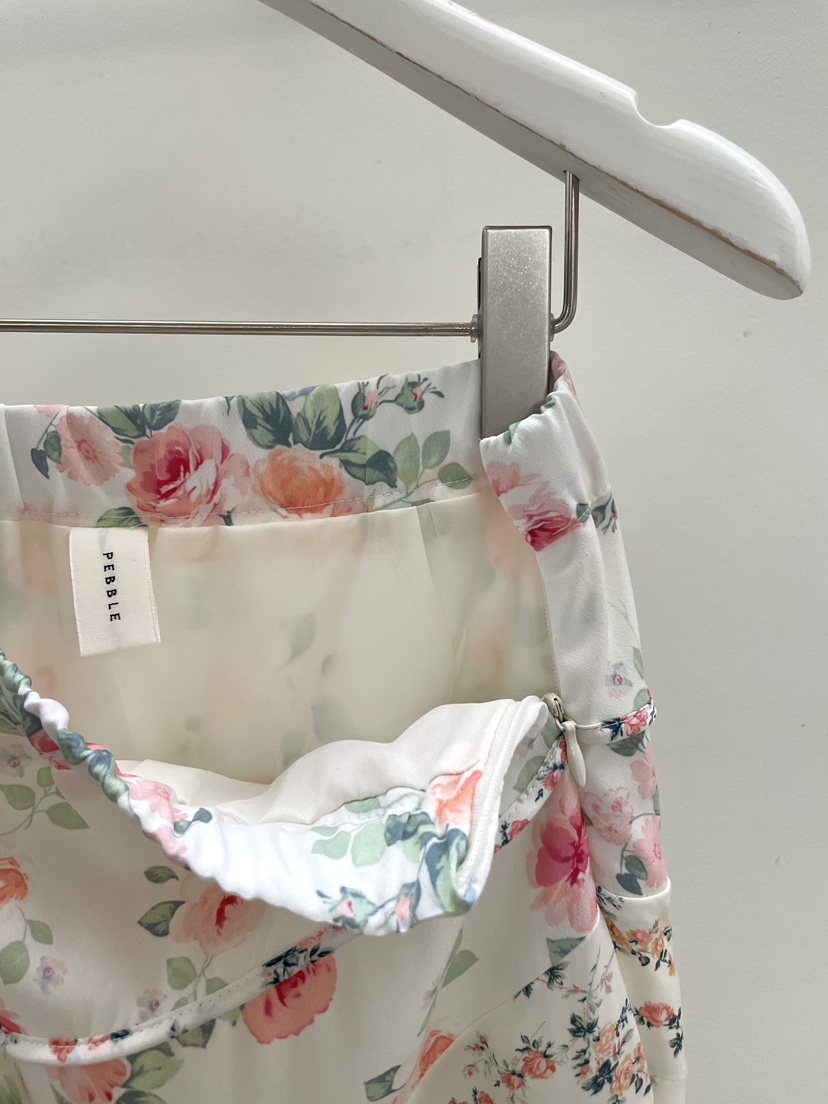 PEBBLE韓國代購女裝新品26春夏推薦人氣熱賣休閑時尚長裙PEBBLE長裙