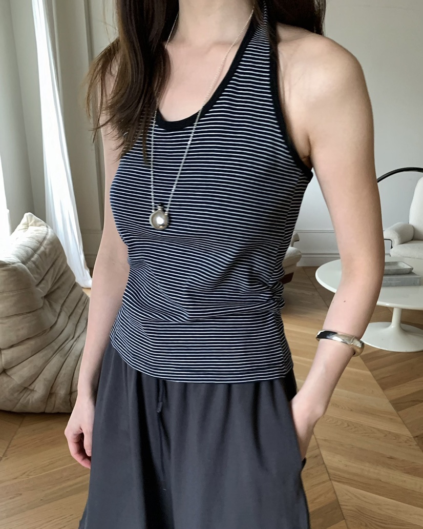 PEBBLE韓國代購女裝新品熱賣推薦人氣26春夏職業吊帶背心PEBBLE吊帶/背心