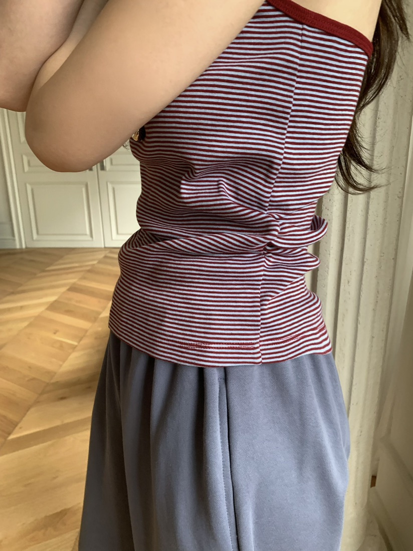 PEBBLE韓國代購女裝新品熱賣推薦人氣26春夏職業吊帶背心PEBBLE吊帶/背心