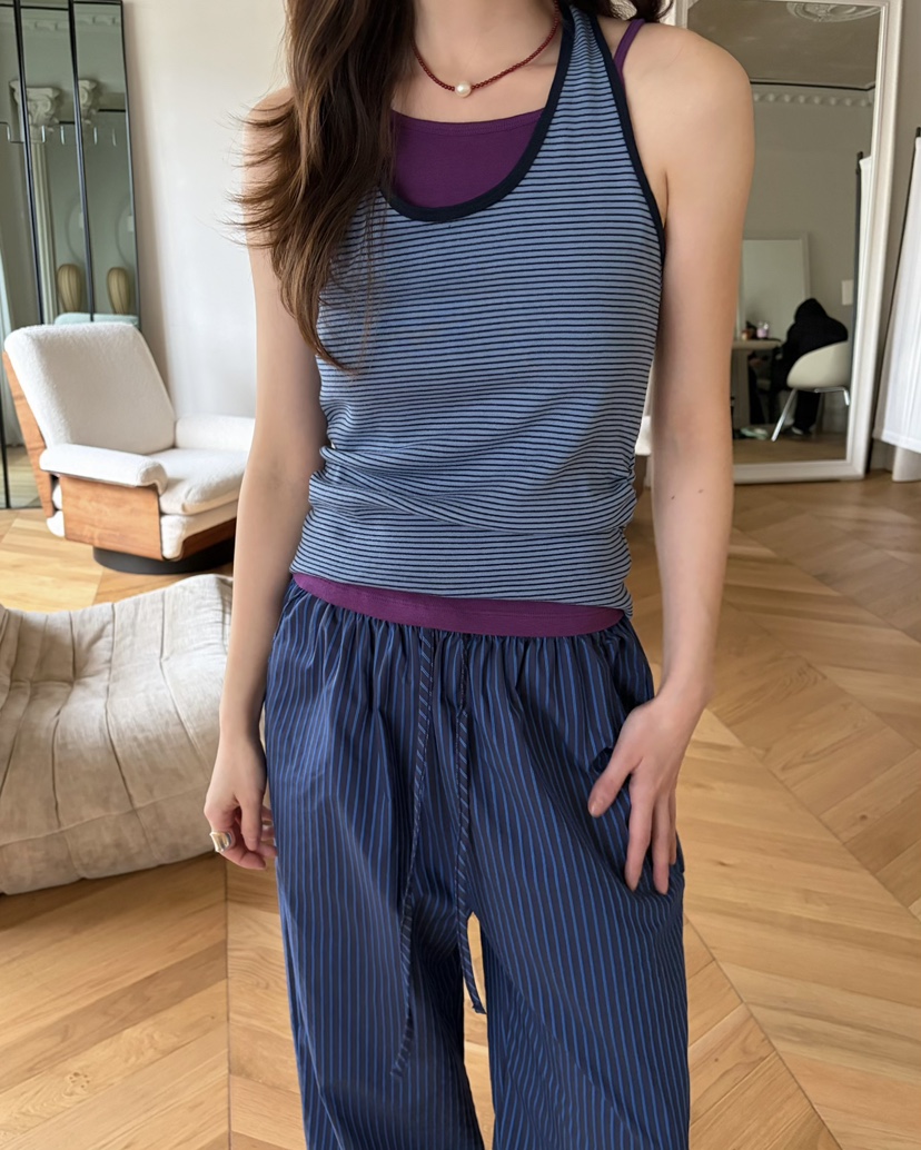 PEBBLE韓國代購女裝新品熱賣推薦人氣26春夏職業吊帶背心PEBBLE吊帶/背心