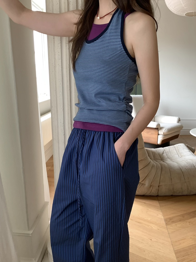 PEBBLE韓國代購女裝新品熱賣推薦人氣26春夏職業吊帶背心PEBBLE吊帶/背心