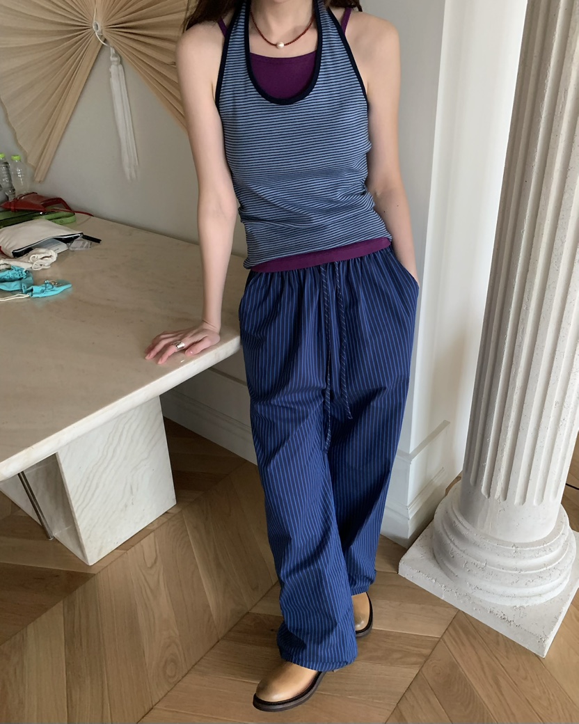 PEBBLE韓國代購女裝新品熱賣推薦人氣26春夏職業吊帶背心PEBBLE吊帶/背心