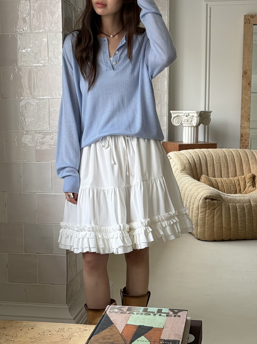 PEBBLE韓國代購女士新款人氣推薦職業26春夏熱賣時尚針織衫PEBBLE針織衫